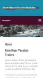 Mobile Screenshot of kernrivervacationtrailers.com