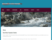 Tablet Screenshot of kernrivervacationtrailers.com